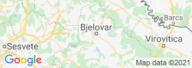 Bjelovar map